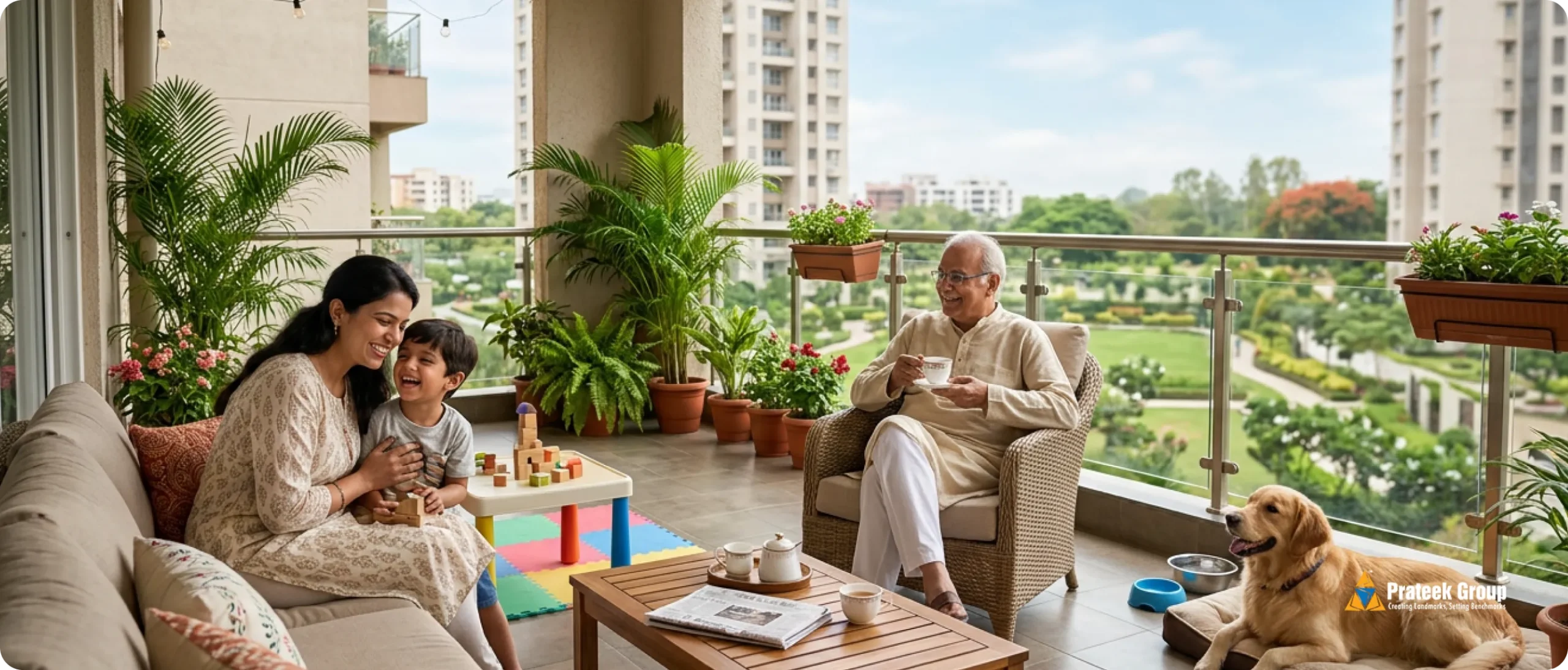 How Families With Children Elders And Pets Use Larger Balconies